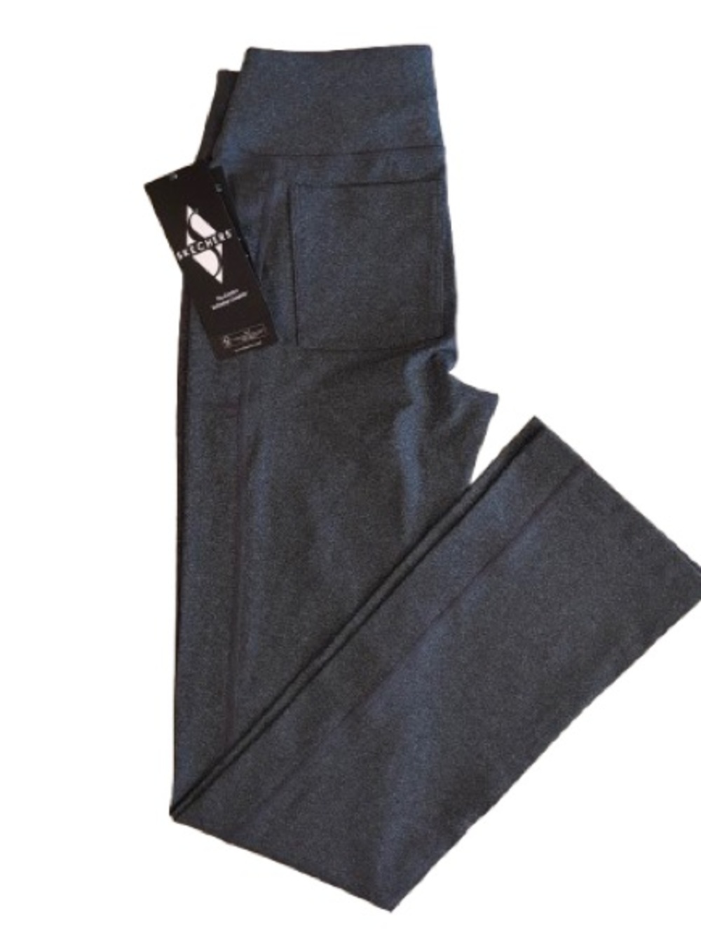 Skechers Women’s Go Walk Pant Size S Charcoal Gray Pull-On Pocket Leggings NEW